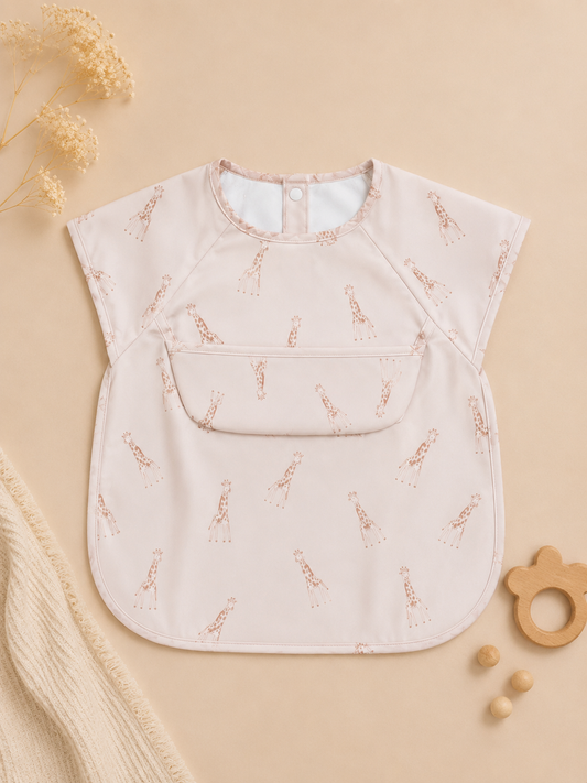 Slabbetje met korte mouwen - Giraffe